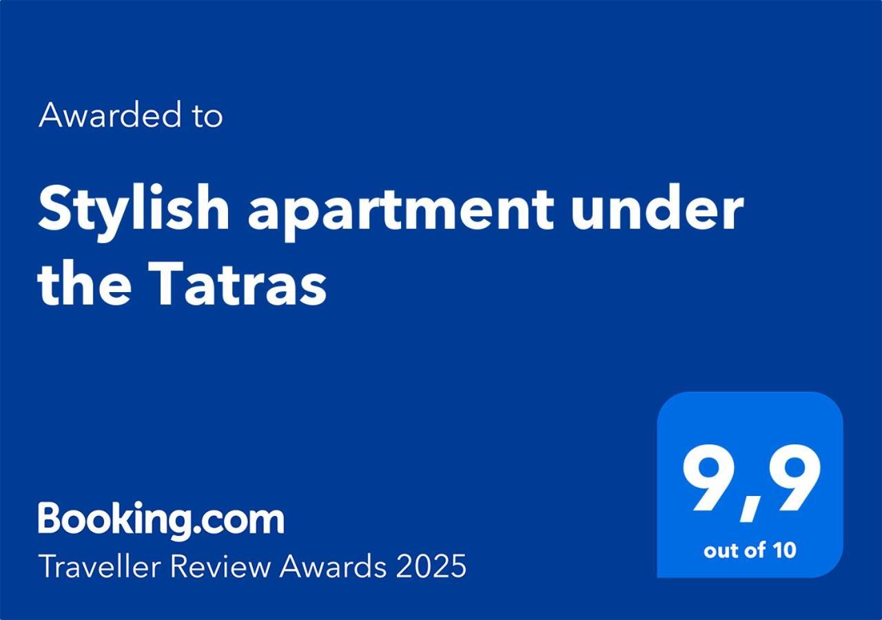 Stylish Apartment Under The Tatras Štrba Extérieur photo